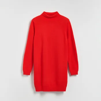 Dámský kabát Reserved - Kabátek z vlny merino - červená - 456GX-33X - 456GX-33X-L