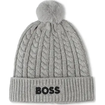 Čepice Dětská čepice BOSS J52697.50.52 šedá 90X, vel. 50/52