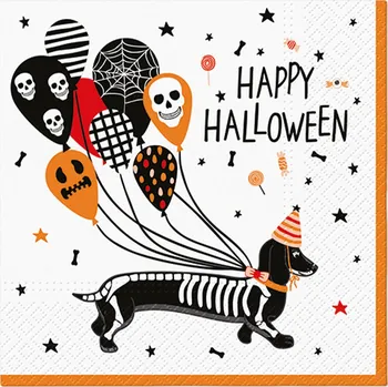 Paw Ubrousky PAW L 33x33cm Spooky dachshund 592161