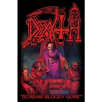 Nášivka Merch Death: Death Textile Poster: Scream Bloody Gore