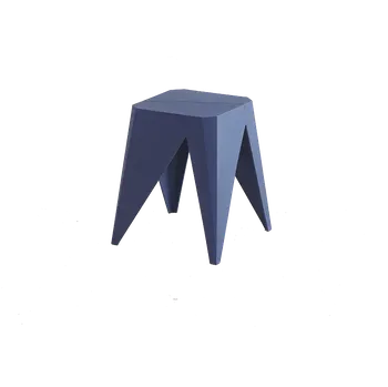 Sedací souprava POPPI, plastová stolička, stohovatelná, modrá