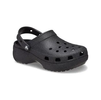 Dámská obuv Nazouváky Crocs Classic Platform Glitter Clog W 207241 Černá 39_40