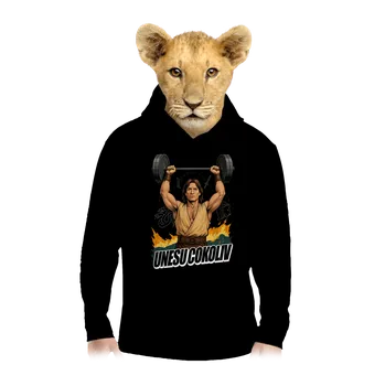 Chlapecká mikina Bastard B19: Herkules dětská mikina klokanka Black