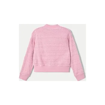 Dívčí mikina Mayoral Mikina 3409 Růžová Regular Fit 7Y