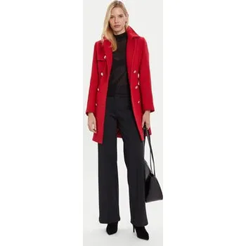 Dámský kabát Morgan Vlněný kabát 242-GEVA Červená Regular Fit 44