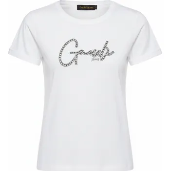 Dámské tričko GAUDI Silver Logo White tričko M Bílá