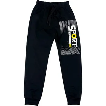 Speeda Chapecké tepláky s manžetou SPORT Barva: Černá, Velikost: 140