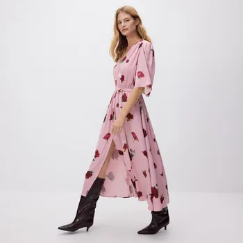 Dámské oblečení Reserved - Květované maxi šaty - vícebarevná - 231HU-MLC - 231HU-MLC-L