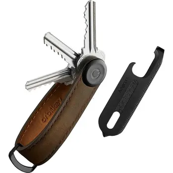 Dárková sada: organizér na klíče a multifunkční nástroj Orbitkey Crazy Horse GCH2.OBR.201 hnědá 89X