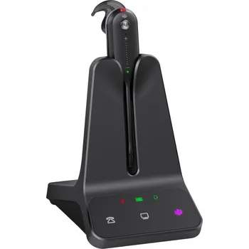 Sluchátka Yealink WH63 E2 Teams Sluchátka s mikrofonem Bezdrátový Za ucho Hovory/hudba Černá