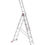 ALVE ENPRO Hliníkový žebřík 3x8 příček 2,30-5,13 m univerzální