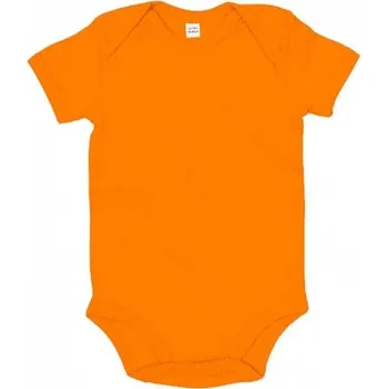 Kojenecké oblečení Dětské dupačky Babybugz z organické bavlny 200 g/m Barva: Orange, Velikost: 6-12 měsíců BZ10
