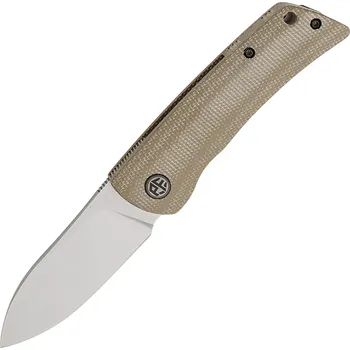 kapesní nůž Petrified Fish PFE05S Flavorist Satin K110 khaki Micarta PFE05SKMS