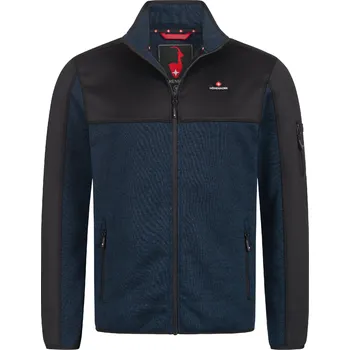 Pánská softshellová bunda HÖHENHORN Stylová pánská softshellovo fleecová bunda HOHENHORN Naurun Barva: Tmavě modrá, Velikost: 3XL