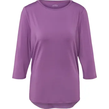 Pánské tričko 712266 - Tchibo - Funkční triko s 3/4 rukávem - pro ženy - vel. L 44/46 - barva: fialová