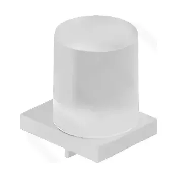 Dávkovač mýdla Kludi Vela C Dávkovač mýdla s držákem, sklo/matná bílá, 3197653