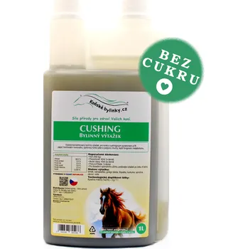 Krmivo pro koně Koňské bylinky Bylinný výtažek - Cushing 1l