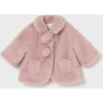 Dívčí kabát Dětský kabát Mayoral Newborn 2402.2K.Newborn.9BYA růžová 30X, vel. 75