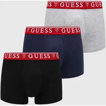 Boxerky Boxerky Guess BRIAN 3-pack U97G01.K6YW1 šedá 90A, vel. S