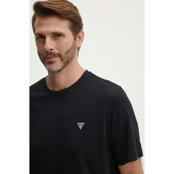 Pánské tričko Bavlněné tričko Guess černá barva, M4YI0A KCCM1 M4YI0A.KCCM1 99X, vel. XXL