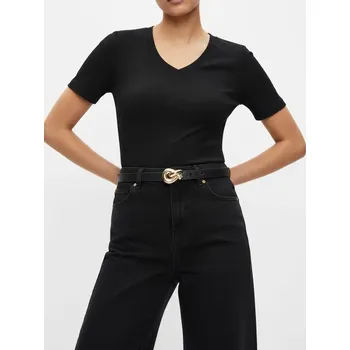 Opasek Sinsay - Pásek se zlatou sponou - černá - 915EJ-99X - 915EJ-99X-XS