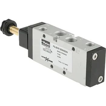 Ventil Pneumatický ventil G1/8", 5/2, elektricky/pružina, 10 bar Parker P2LAX511ESNDDN