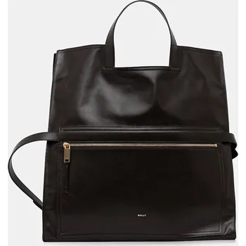 Kabelka Kožená kabelka Bally WAC04S hnědá 88X, vel. ONE SIZE