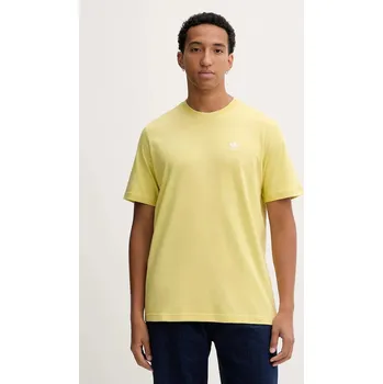 Bavlněné tričko adidas Originals Essentials HY2076 žlutá 10X, vel. XL