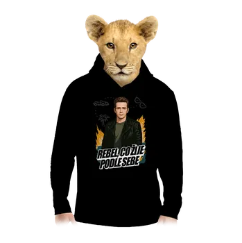 Chlapecká mikina Bastard B19: Dylan z Beverly Hills dětská mikina klokanka Black