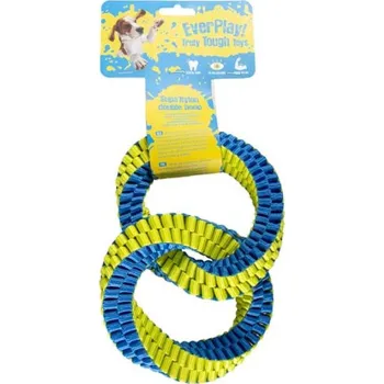 Hračka pro psa Duvo+ Supa extra silná nylonová hračka pro psy dvojitá smyčka 20x13cm