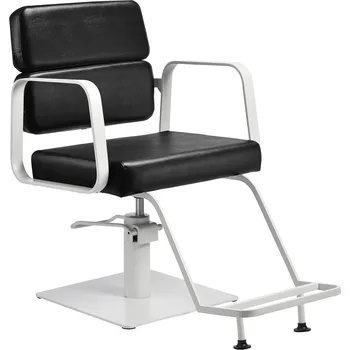 Kadeřnické křeslo Kadeřnické křeslo Gabbiano Porto bílé černé