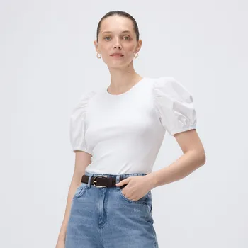 Reserved - Halenka s vysokým podílem modalu - bílá - 561GA-00X - 561GA-00X-XS