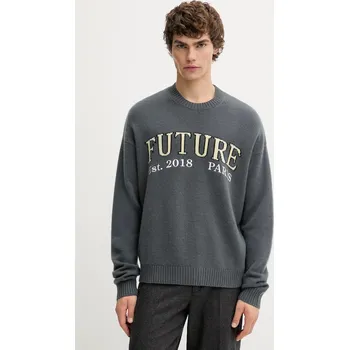 Pánský svetr Kašmírový svetr FROM FUTURE MPR03345 šedá 90X, vel. L