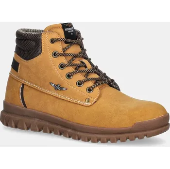 Pánské tenisky Trapery Aeronautica Militare STIVALETTO pánské, hnědá barva, 252SC0317UCT04247 252SC0317UCT04247.56033 88X, EUR 40