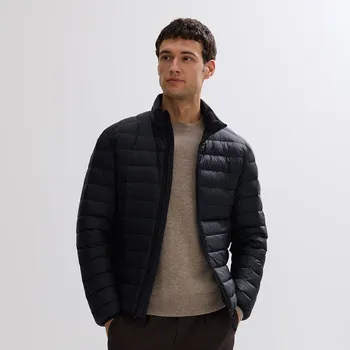 Dámský kabát Reserved - Lehká prošívaná péřová bunda - černý - 397GQ-99X - 397GQ-99X-L