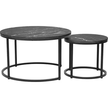 Konferenční stolek Konferenční stolek CIRKO Dub / černá