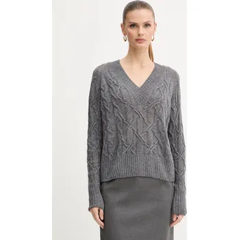 Dámský svetr Vlněný svetr Ermanno Scervino LIFE D474M501DGE šedá 90X, vel. XS