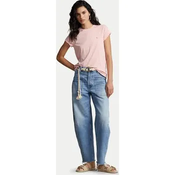 Pánské tričko Polo Ralph Lauren T-Shirt 211898698004 Růžová Regular Fit XS