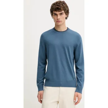 Pánský svetr Vlněný svetr PS Paul Smith M2R.302Z.T21861 námořnická modř 59X, vel. M