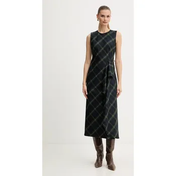 Dámské šaty Šaty s příměsí vlny Luisa Spagnoli 542289 námořnická modř 59X, vel. 38