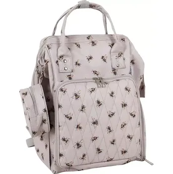 Organizér galanterie Cestovní batoh na pletení a háčkování - Včely (Storage backpack for crafts and hobbies : Bee)