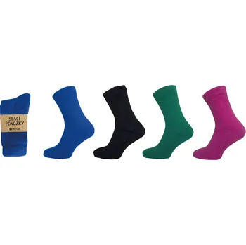 Dámské ponožky Dámské ponožky NOVIA | spací jednobarevné 1261 Velikost: UNI ( 36-40 ), Barava: černá