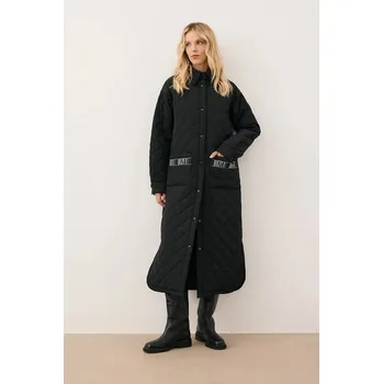 Bunda Bizuu MAREVIA černá barva, přechodná, oversize, MAREVIA BLACK MAREVIA.CZARNY 99X, vel. 34