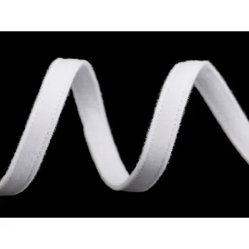 Tunel na kostice prádlový šíře 10 mm standard, malé, 1 bílá