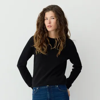 Dámské oblečení Reserved - Svetr z vlny s přídavkem kašmíru - černý - TE802-99X - TE802-99X-L