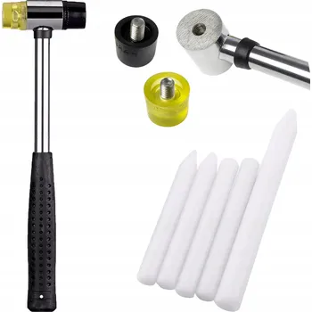 Kladivo Klempířské kladivo PDR, sada pobijáků na promáčkliny po kroupách