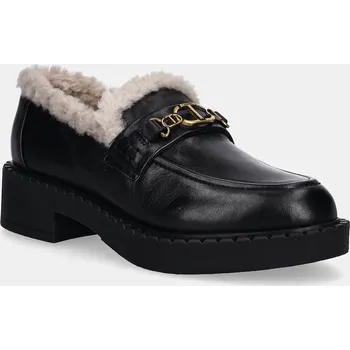 Dámské mokasíny Kožené mokasíny Twinset 252TGT062.00006 černá 99X, EUR 40