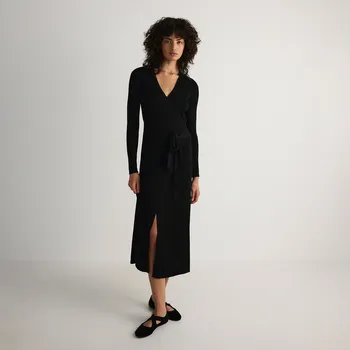 Dámské šaty Reserved - Šaty z viskózy - černý - 889BZ-99X - 889BZ-99X-XS-2