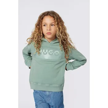 Chlapecká mikina Dětská mikina HUGO G00448.114.150 modrá 95X, vel. 150