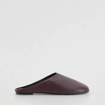 Dámské pantofle Reserved - Kožené pantofle - hnědá - 341FF-83X - 341FF-83X-35